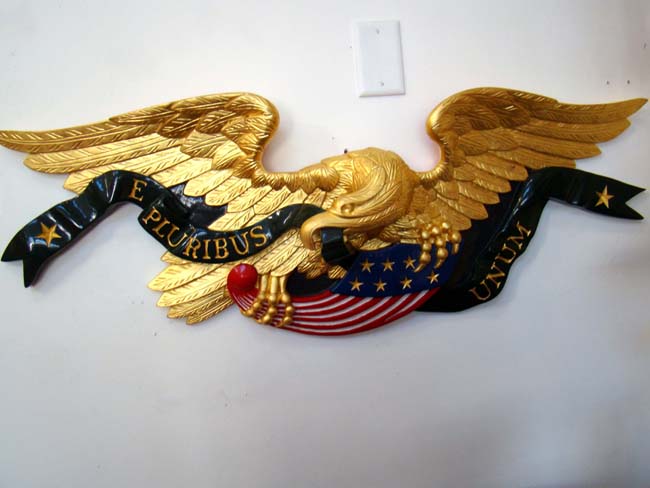 A Stunning late 20th century carved American Eagle — image 2